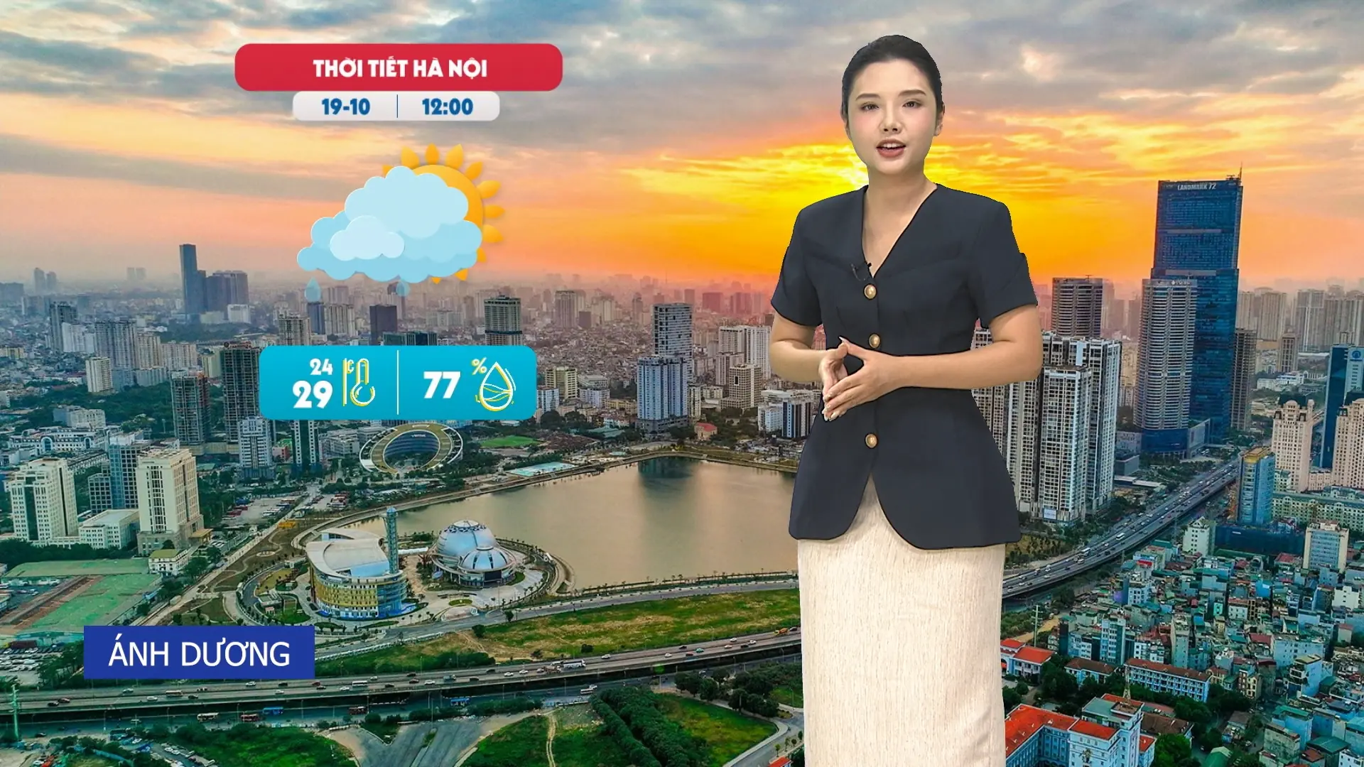 Dự báo thời tiết trưa | 19/10/2025